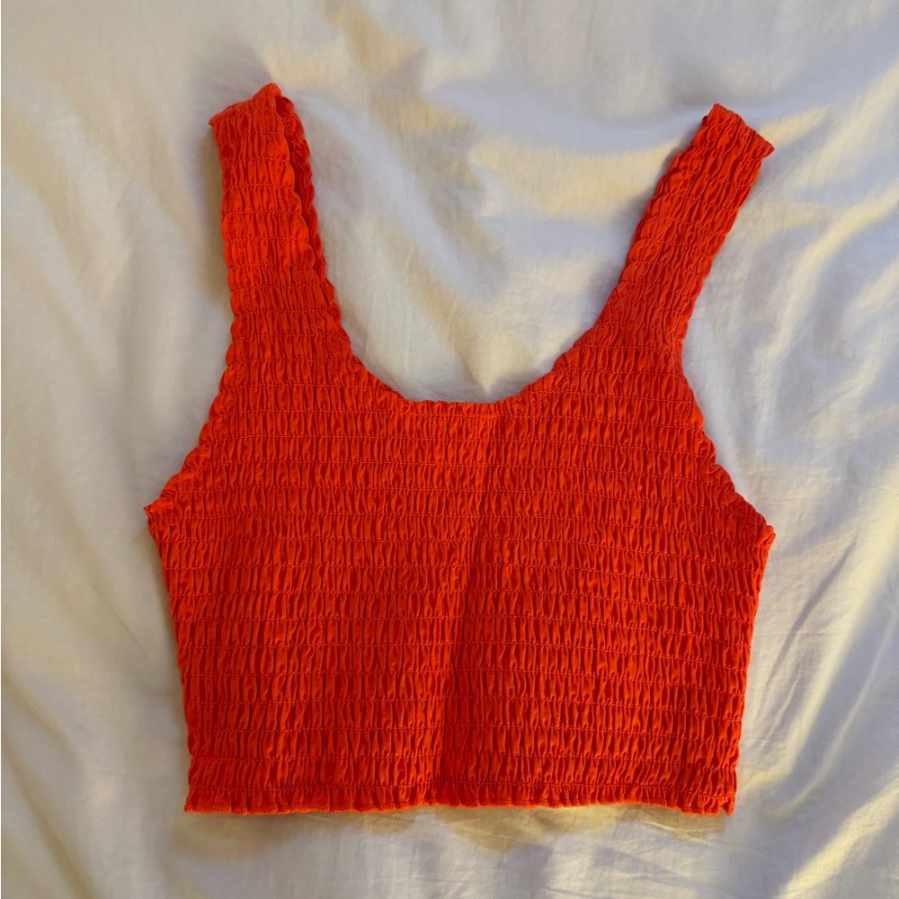Red Cropped Tank